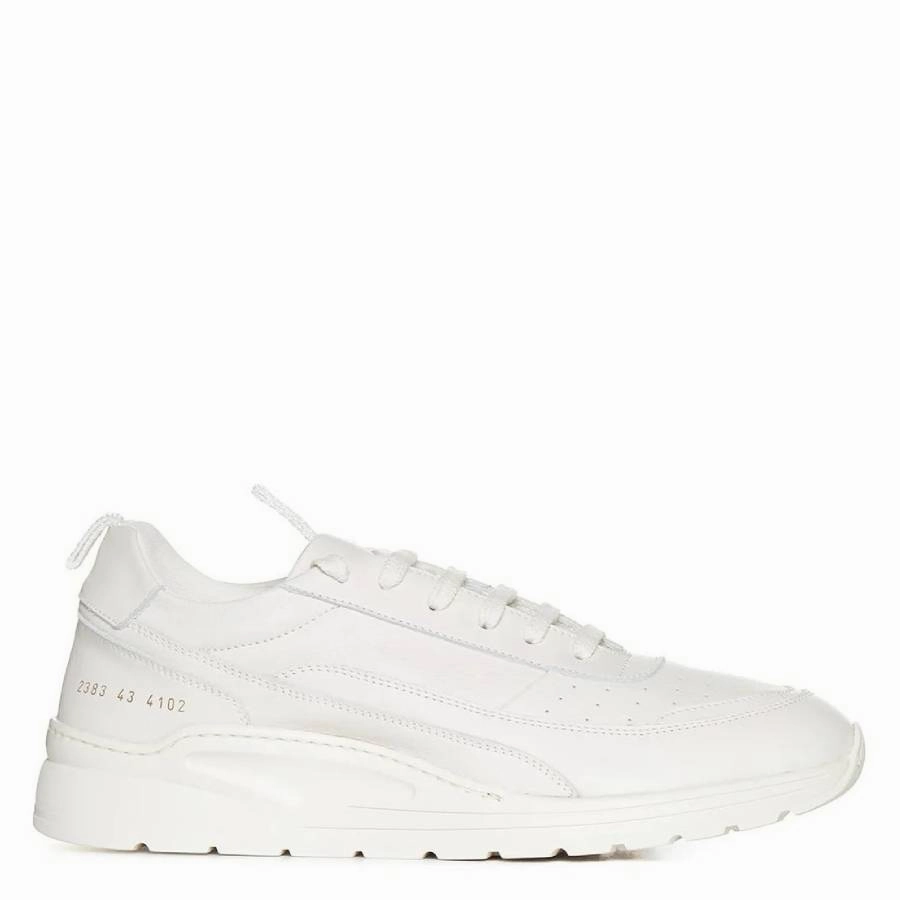 high - visibility shoes pronation - control Common Projects Bone White Track 90 Sneakers