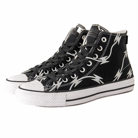 Comfort - arch paisley - design shoes Cons - CTAS Pro Hi (Black/Silver/White) *SALE