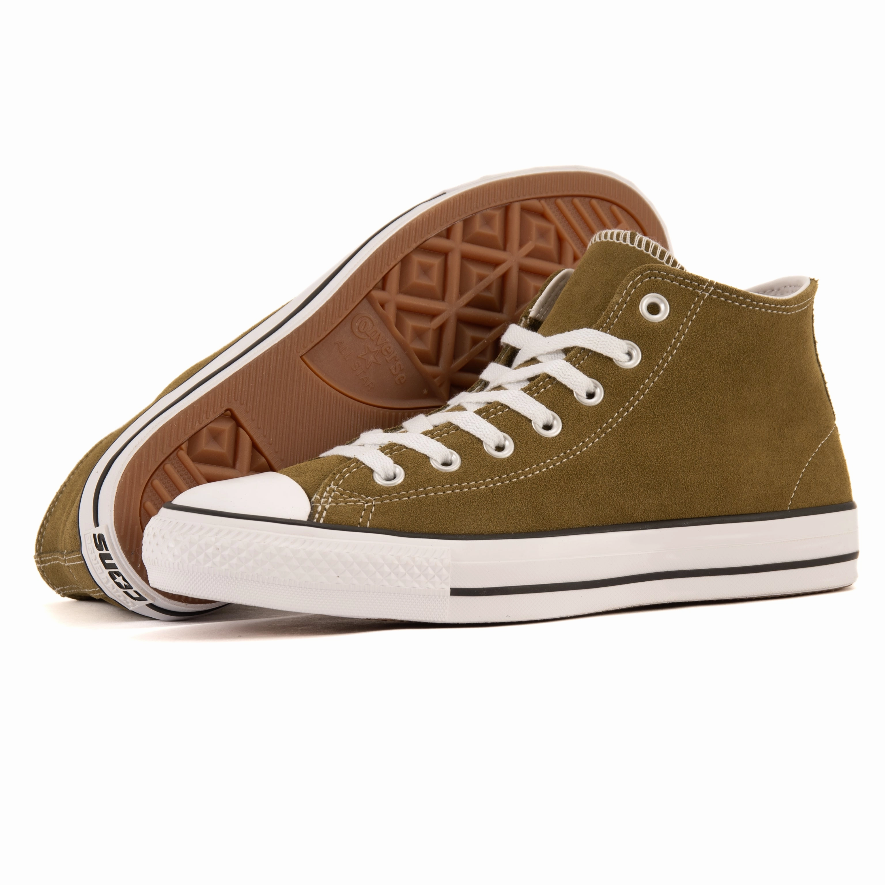 Cons - CTAS Pro Mid (Cosmic Turtle/White/Black) Striped Pattern