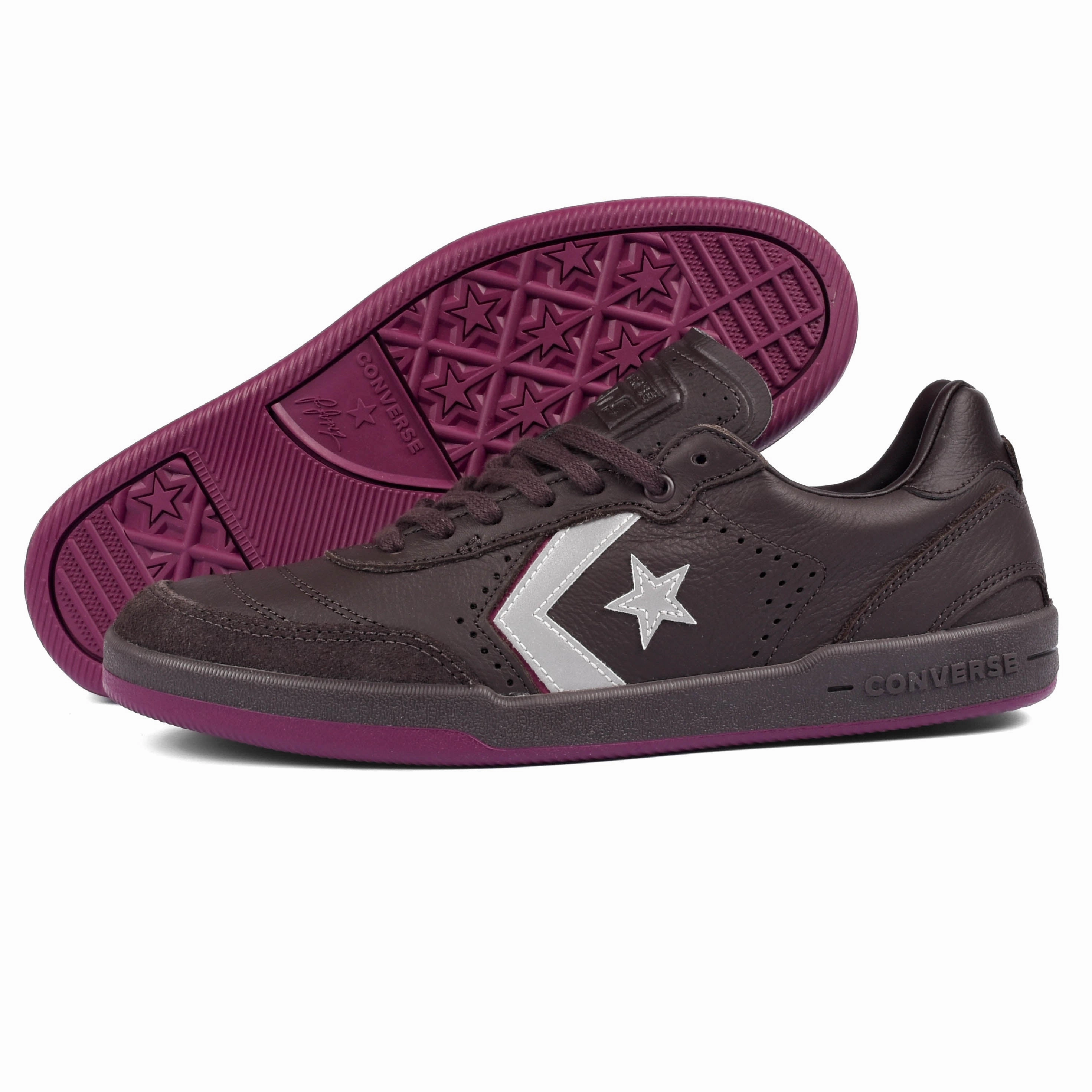 wave - cushion shoes Sweat Resistant Cons - Louie Lopez Pro 2 OX (Coffee Nut/Silver/Frozen Acai)