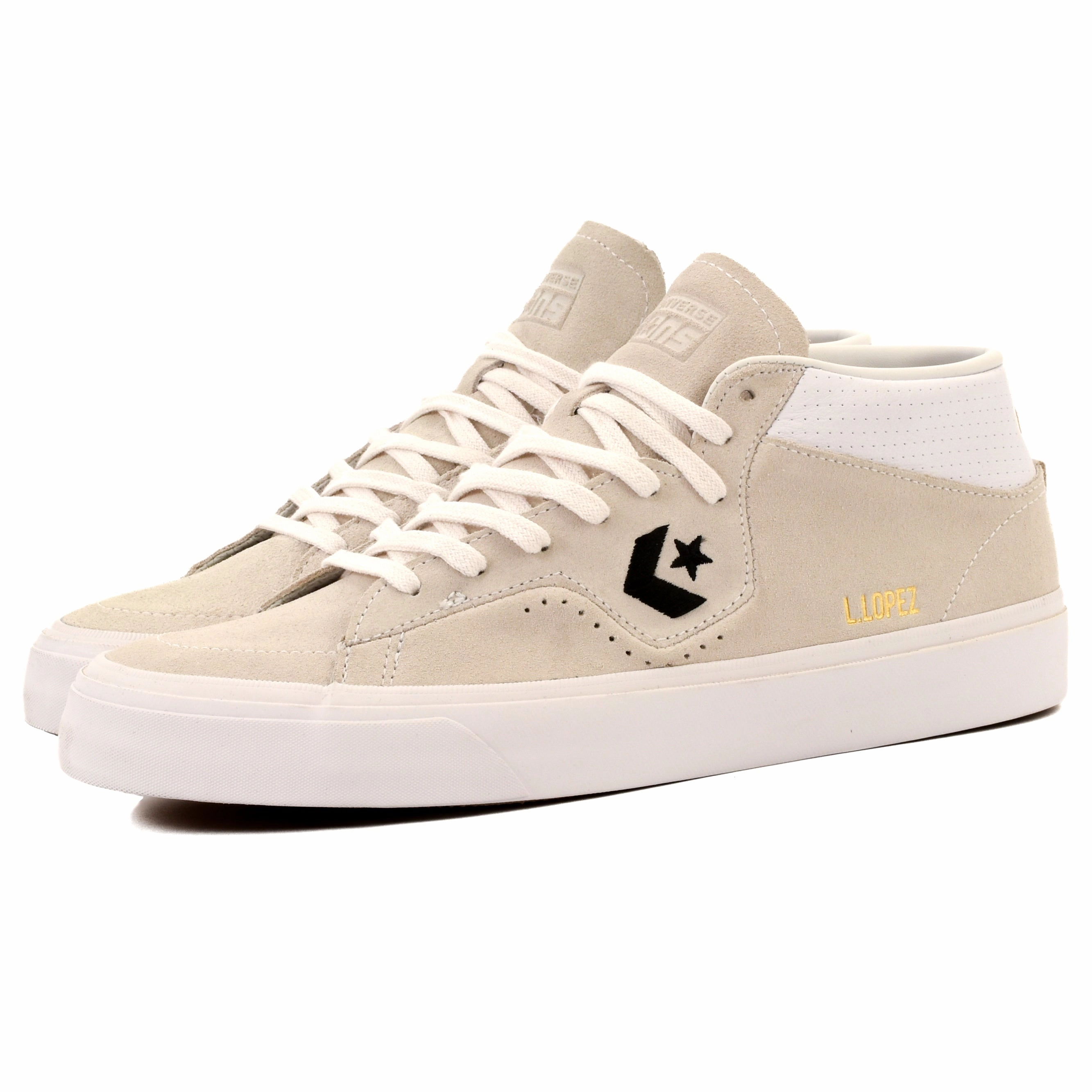 Stress - relief Indoor Comfort CONS - Louie Lopez Pro Mid (White/Black/White)*SALE