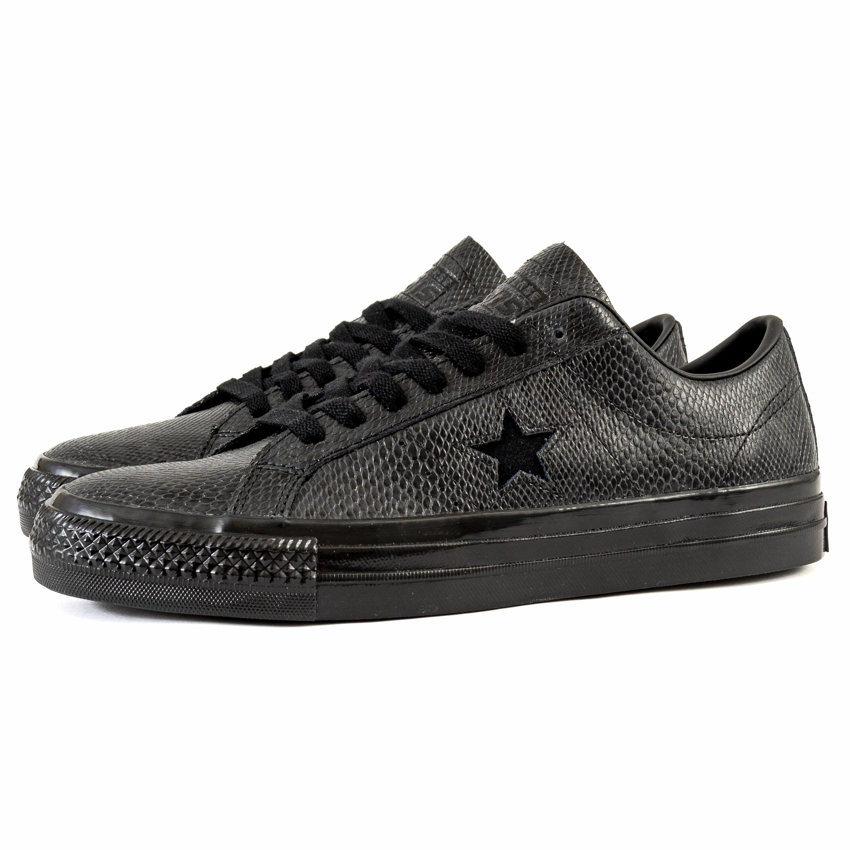 Mental health Cons - One Star Pro OX (Black/Black/White) *SALE