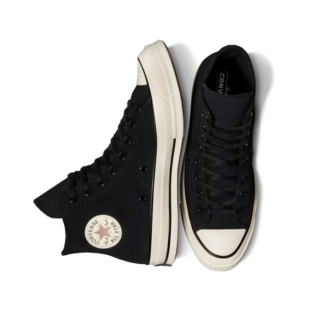 Converse - Unisex Chuck 70 Heritage Colour Suede High Top Shoes (A09474C) Outdoor Errands Rock Step