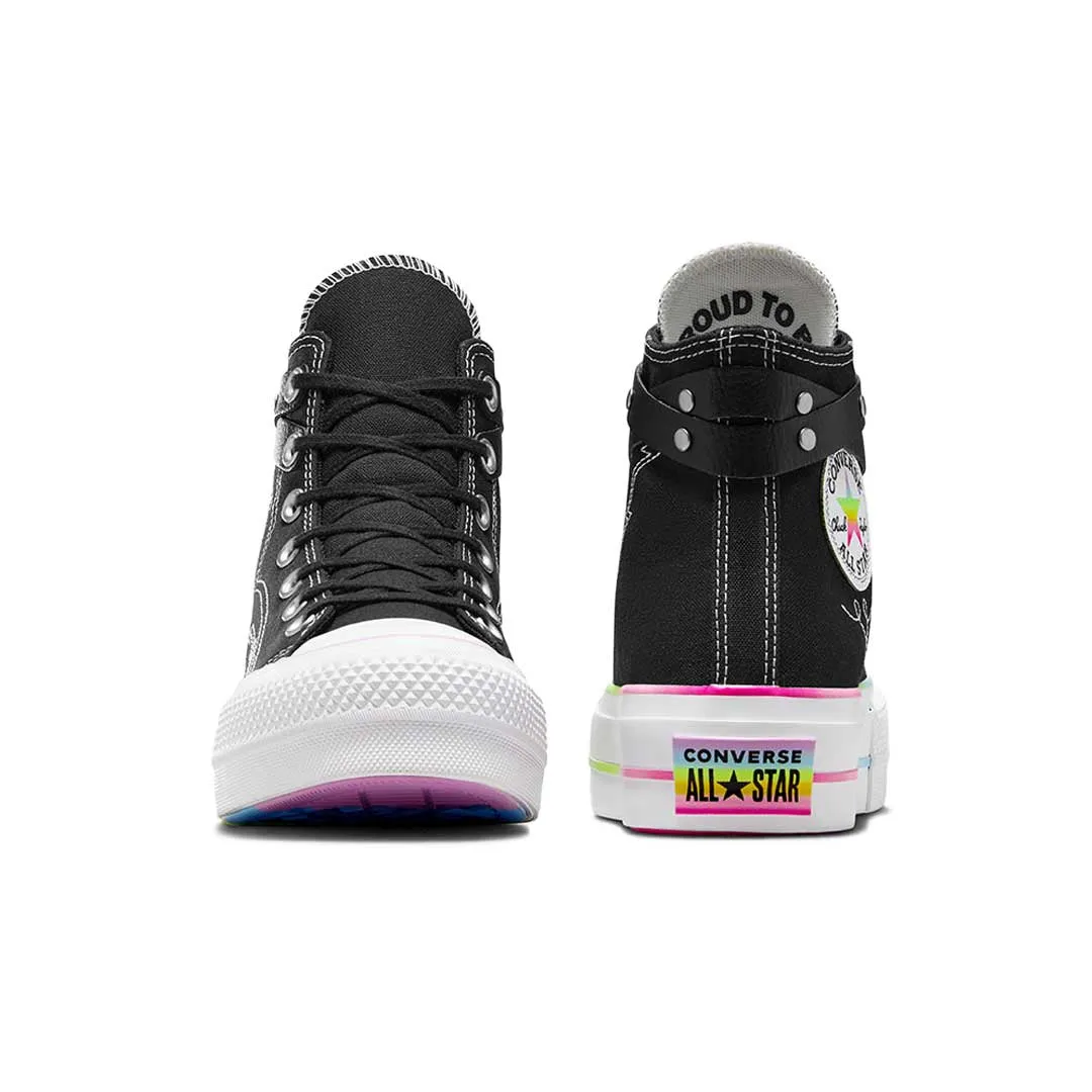 Speed Step Converse - Unisex Chuck Taylor All Star Lift Platform Pride High Top Shoes (A10218C)