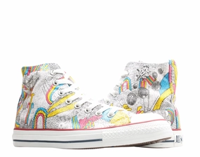 Converse Chuck Taylor All Star Product Democracy White/Multi Hi Sneakers 1U443 kickboxing shoes Track running