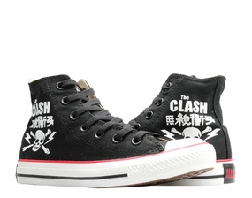 Converse Chuck Taylor All Star The Clash 2 Black/Red Hi Sneakers 114001 single - colored incline running shoes