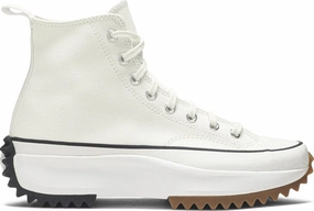 running for a way to stay creative Converse Run Star Hike Hi White Black Gum