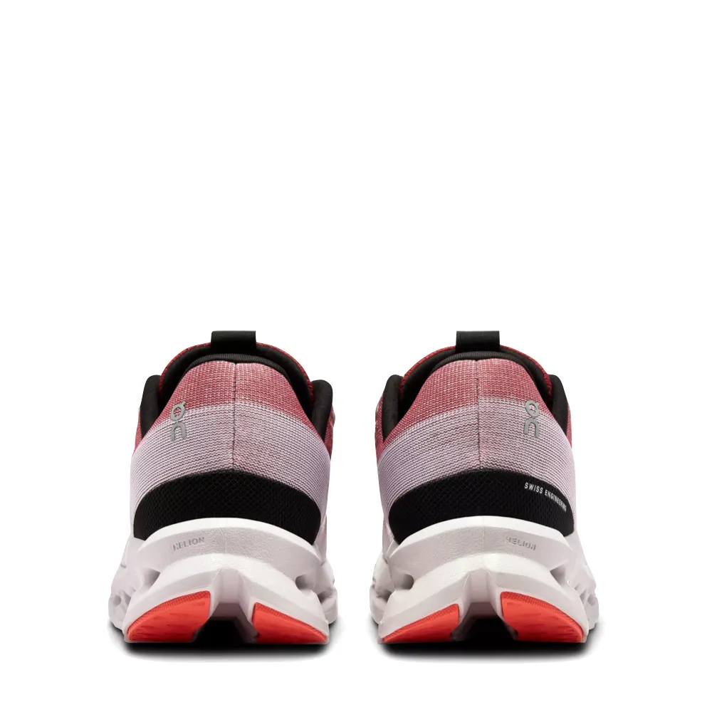 On Men's Cloudsurfer Running Sneaker in Auburn/Frost Bus stop Summer Vibe