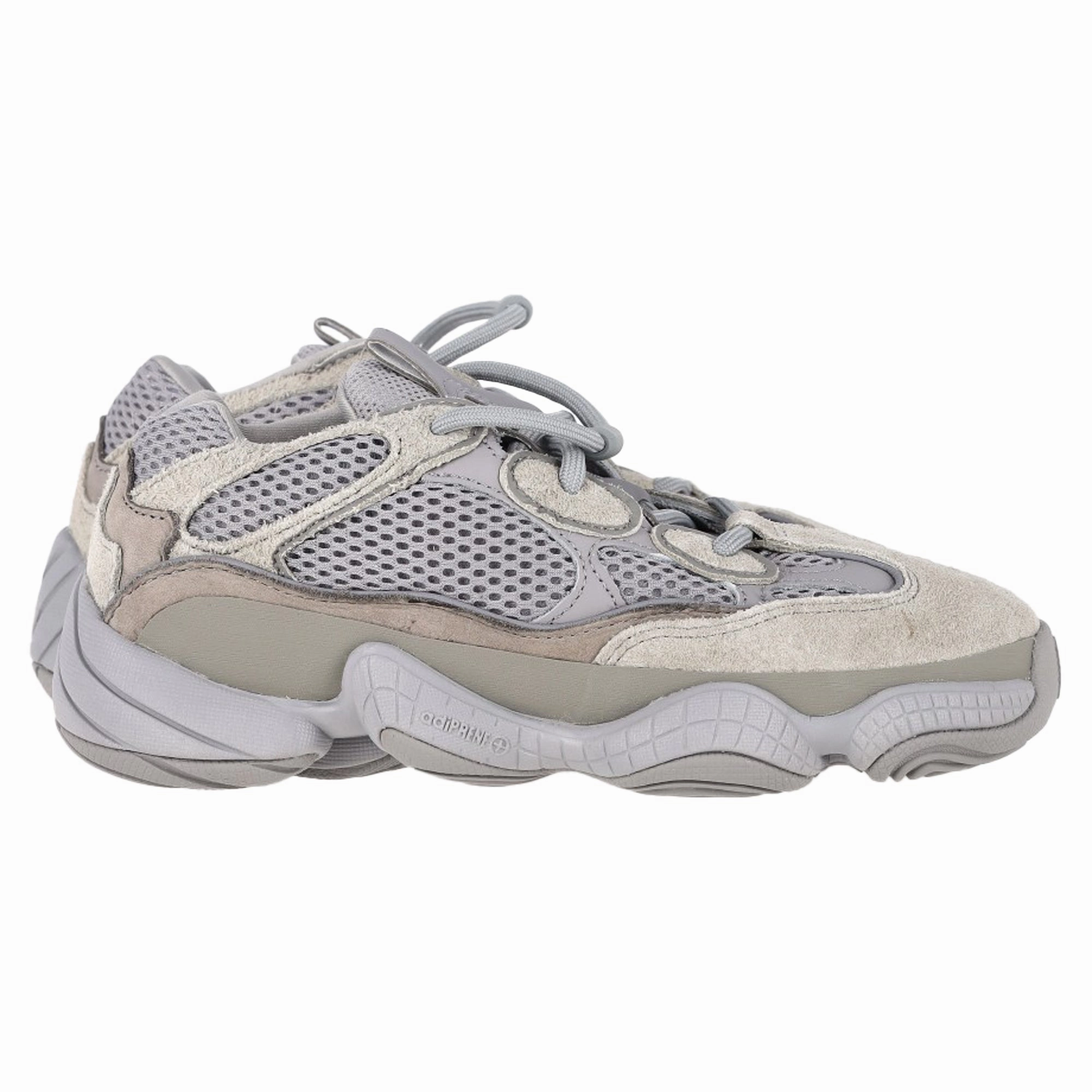 running in school tracks shoes Arch Comfort Adidas x Yeezy 500 Sneakers in Stone Salt Suede