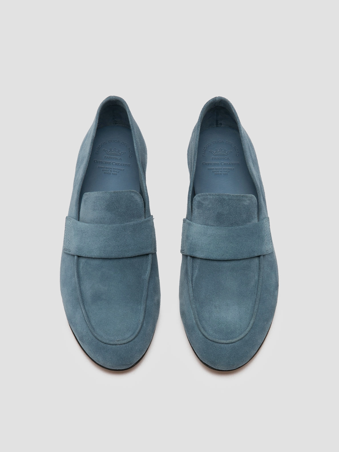 Suede Soft BLAIR 001 - Blue Suede Loafers