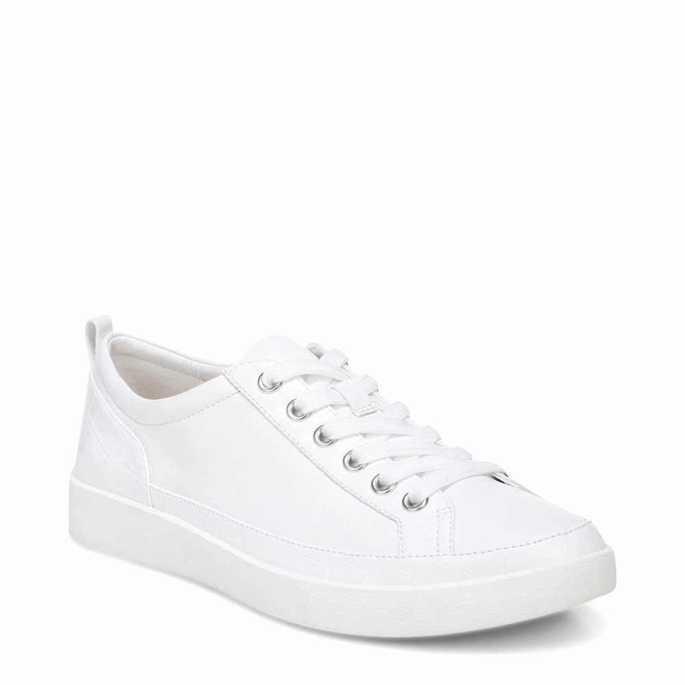 Velcro Design Moon Step Vionic Women's Winny Lace Sneaker in White