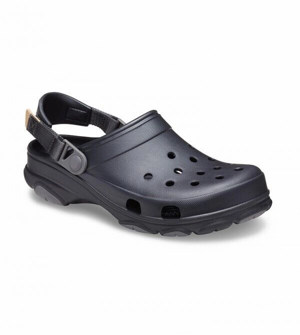 Crocs Classic All Terrain Clog 206340-001 Unisex Black Croslite Adjustable Strap practical gear