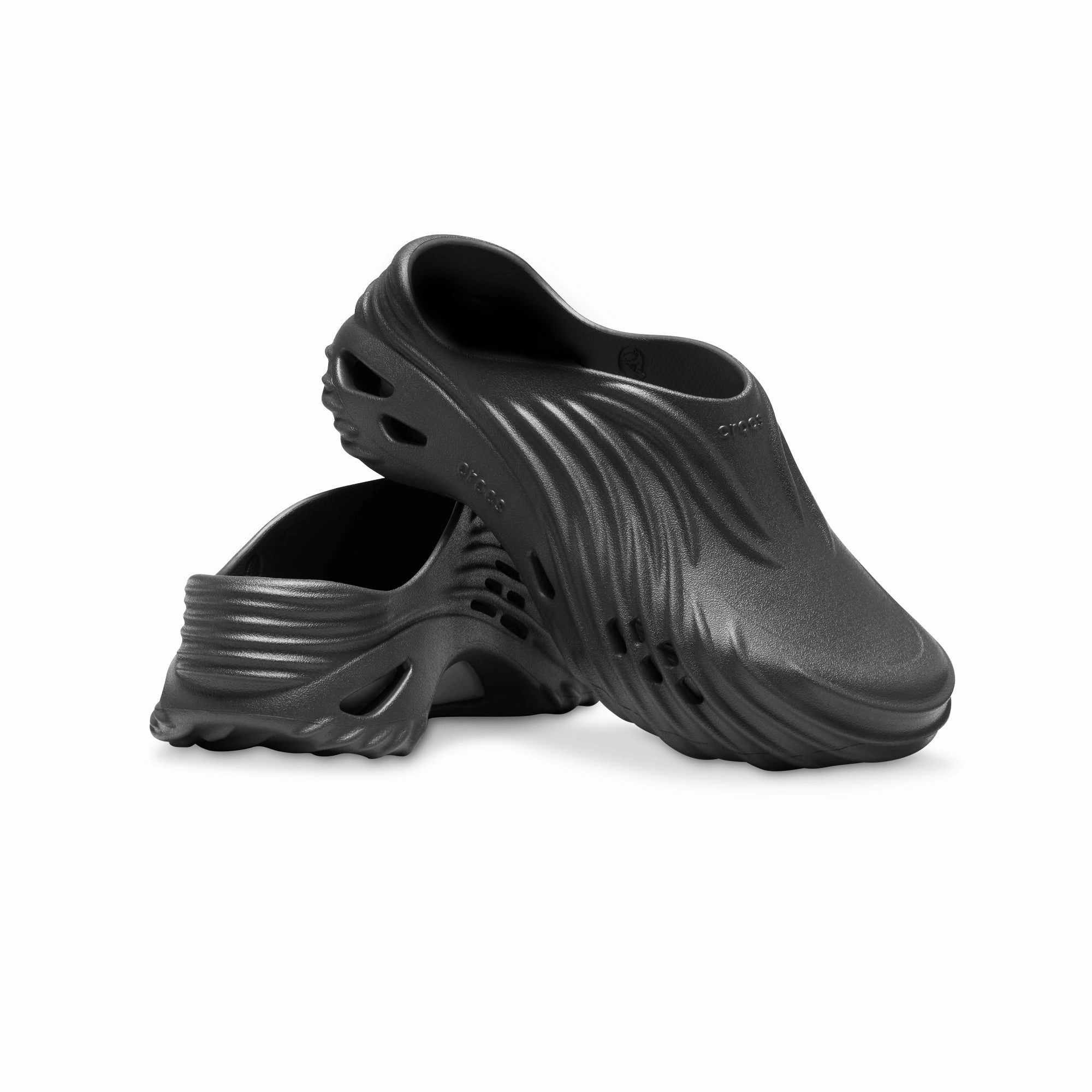 hollow design Daily Basic Crocs Mens Echo Wave Sandals