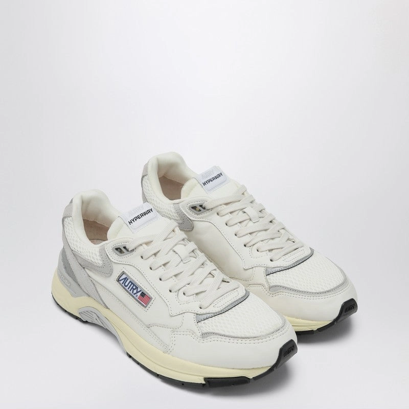 running in sunny tracks shoes summer - suitable Autry Men's Sneakers Hyperway In Mesh And And Suede
