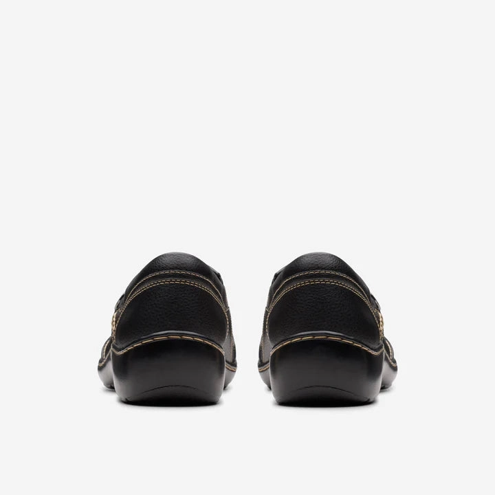 Modern Step All Gender Fit Clarks Women's Cora Teresa Slip On in Black