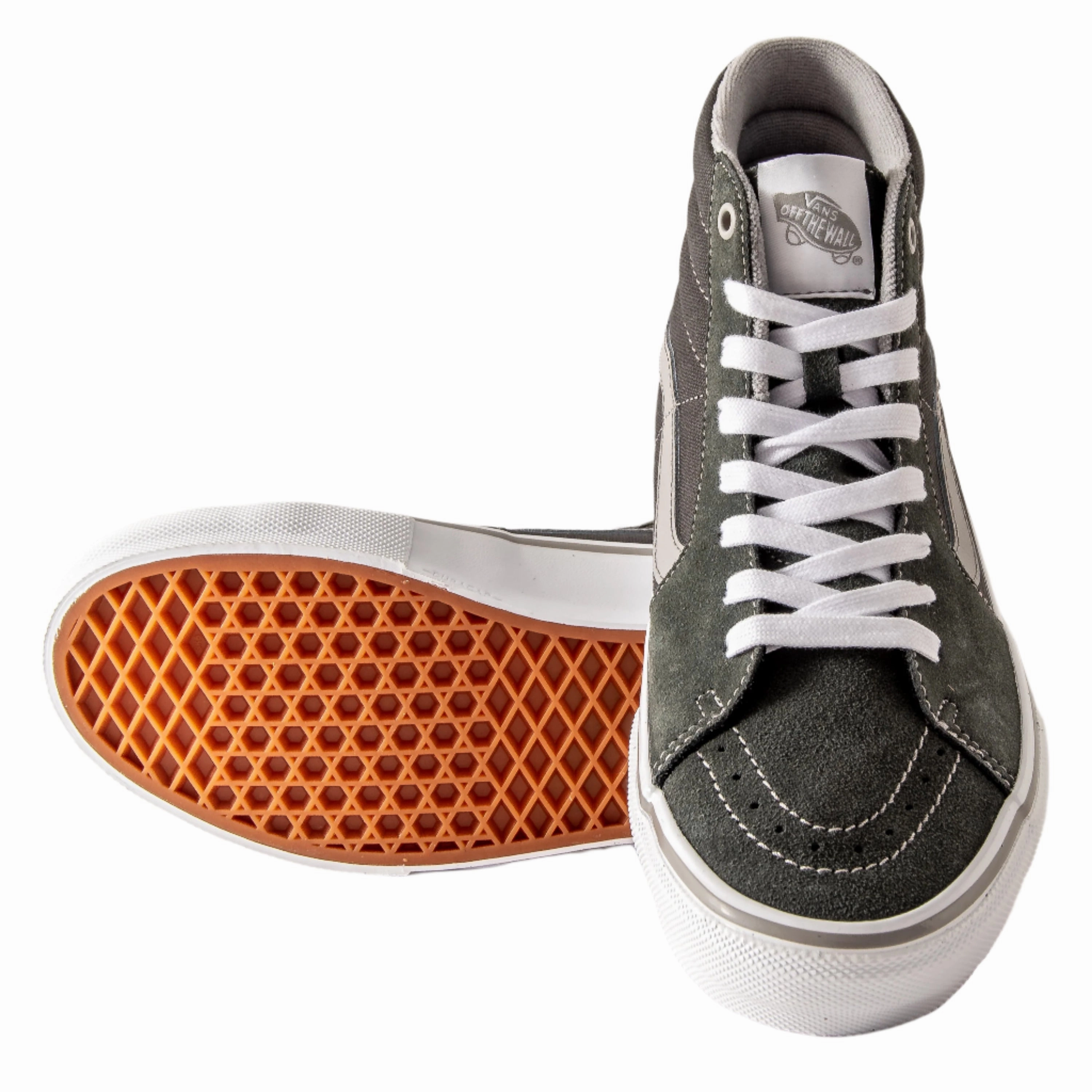 Vans - Skate Sk8-Hi (Dark Grey/White) *SALE endurance training running shoes stretchy - upper shoes