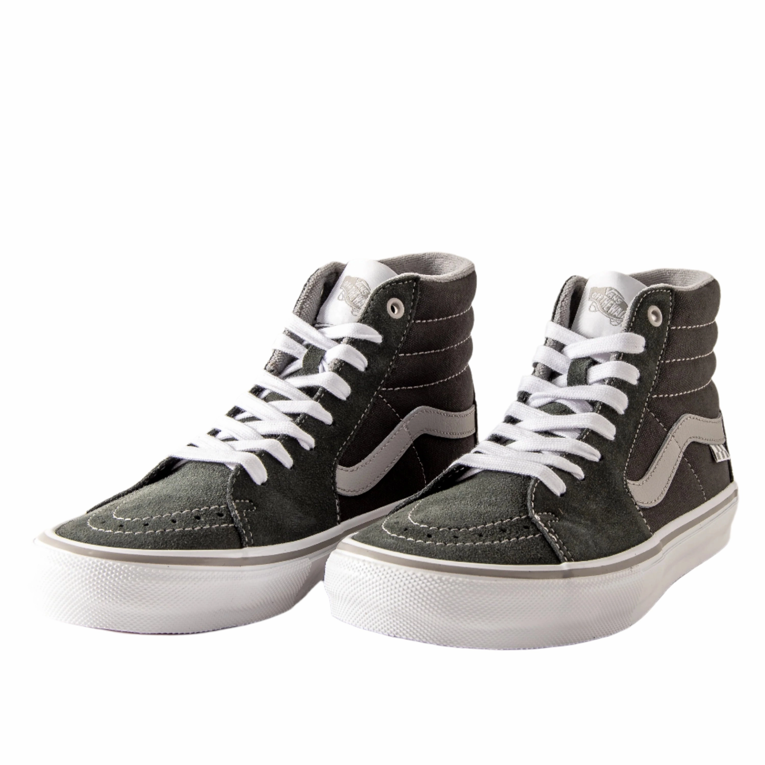 ventilated insole shoes Vans - Skate Sk8-Hi (Dark Grey/White) *SALE