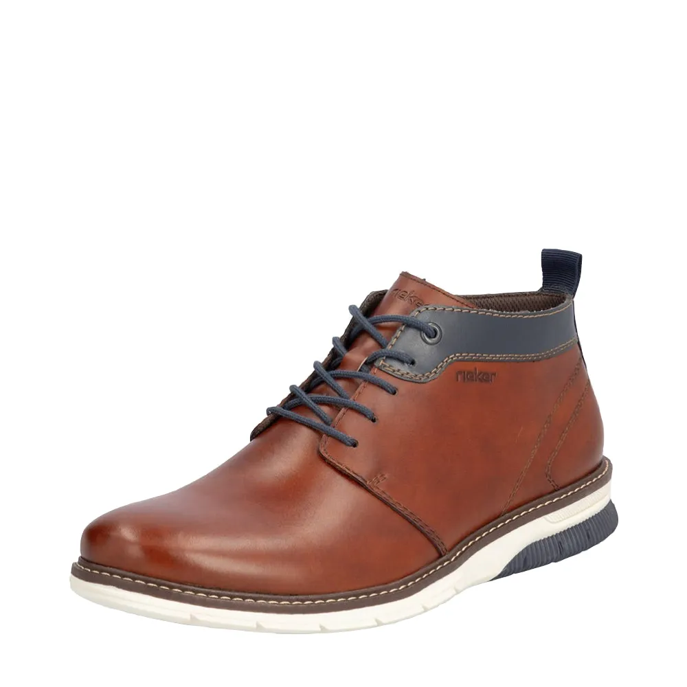 Rieker Men's Dustin 17 Boot in Peanut Brown Breathable Fit Movie Night