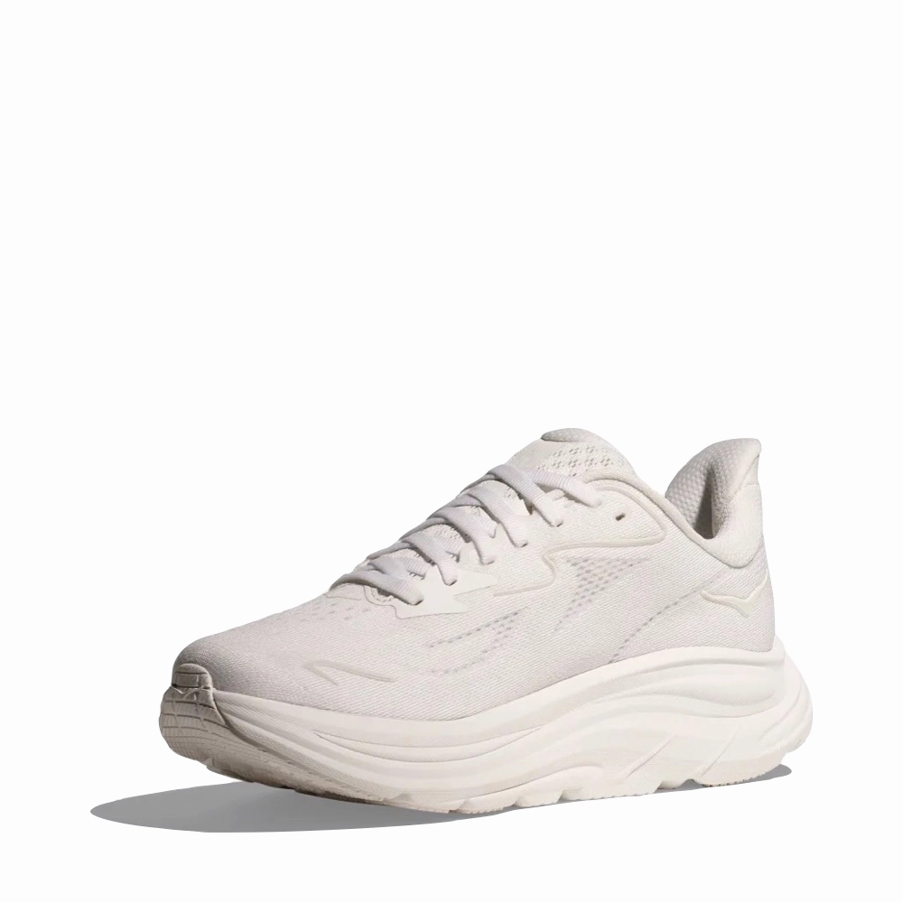 Hoka Women's Clifton 10 Sneaker in White/White Neutral Style Style Mix