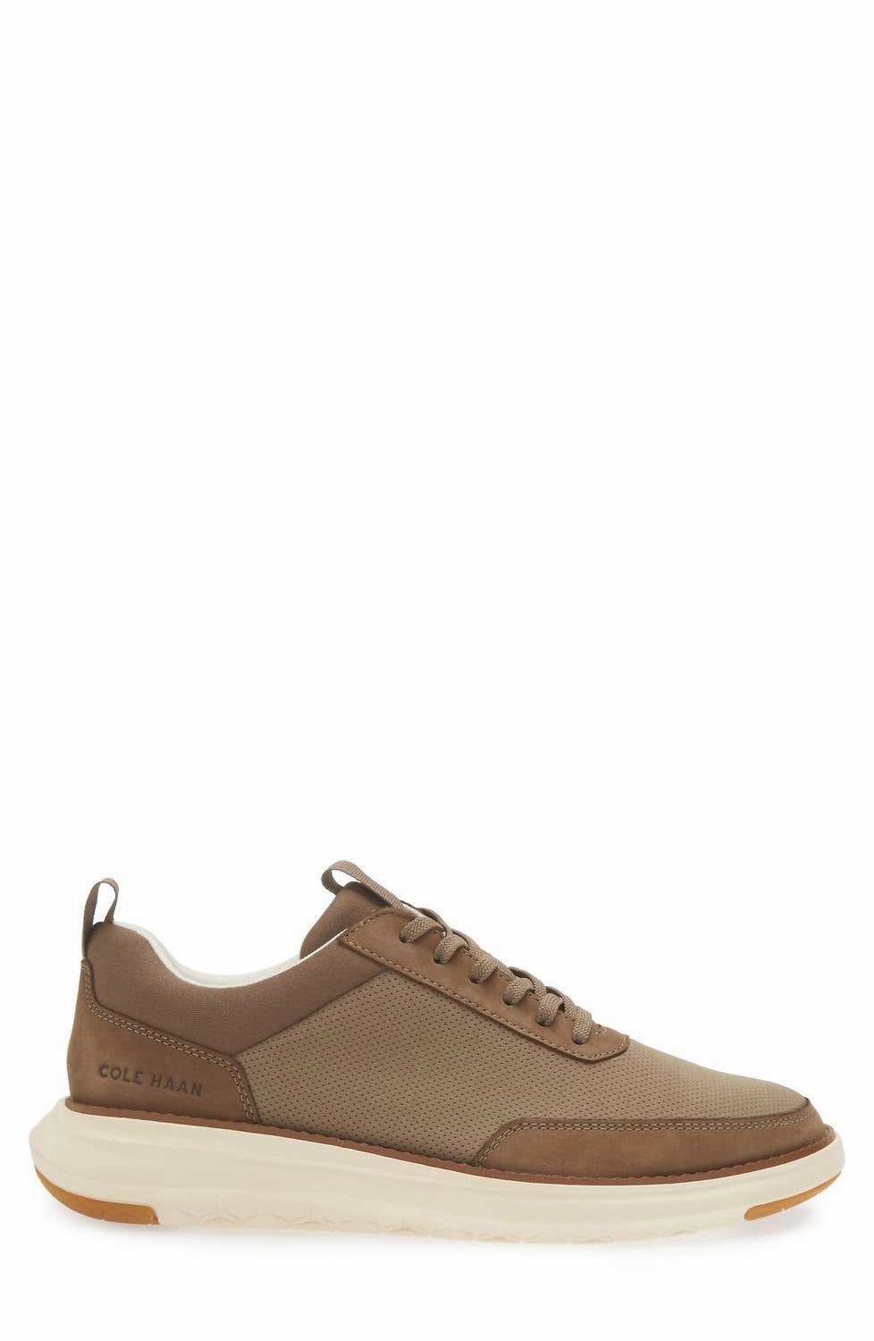 Men's Grand Remix Derby Sneaker In Tan Lightweight synthetic upper shoes