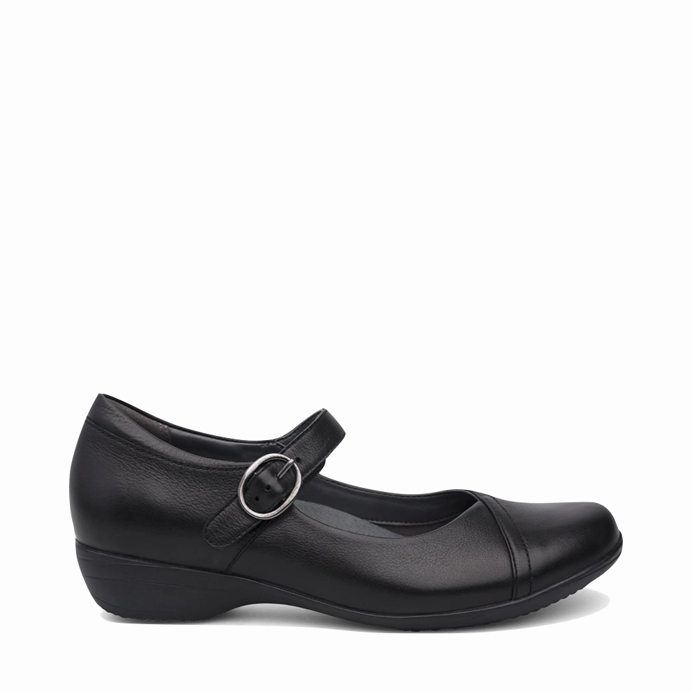 Dansko Women's Fawna Leather Mary Jane in Black elegant design