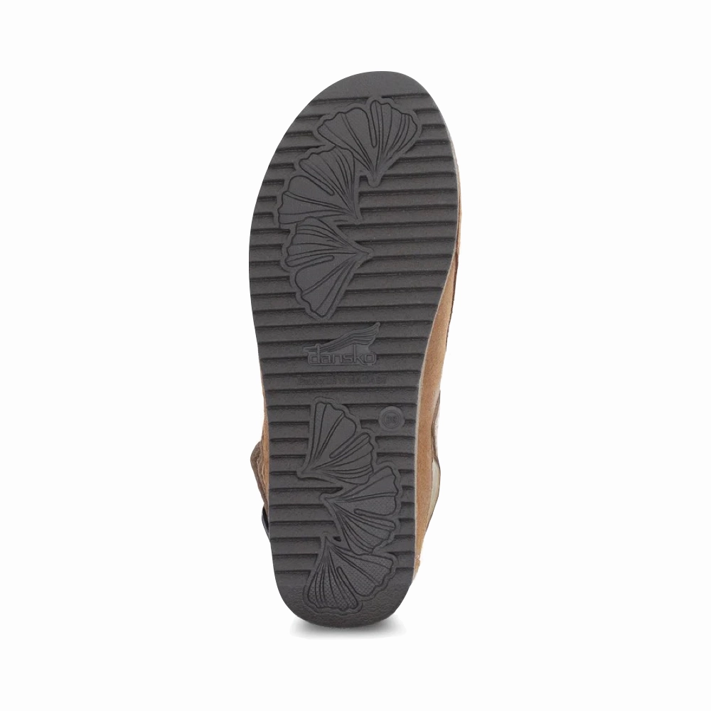 Lace   Up Street Mood Dansko Women's Merrin Sling Back Clog in Tan Nubuck