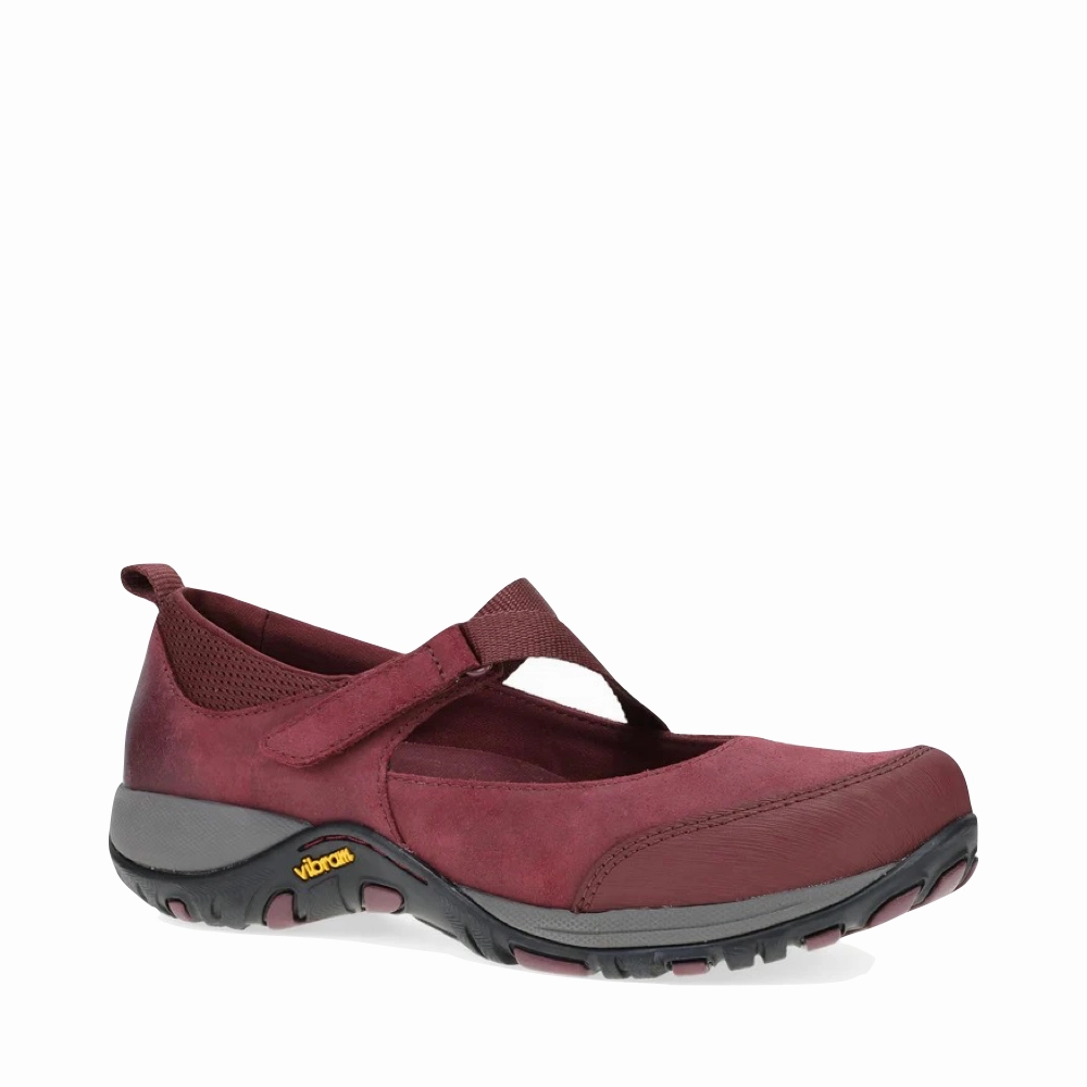 Anti Fatigue Evening Hike Dansko Women's Primrose Mary Jane in Wine