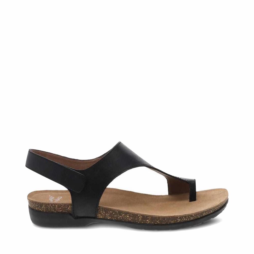 City Vibe Dansko Women's Reece Thong Sandal in Black