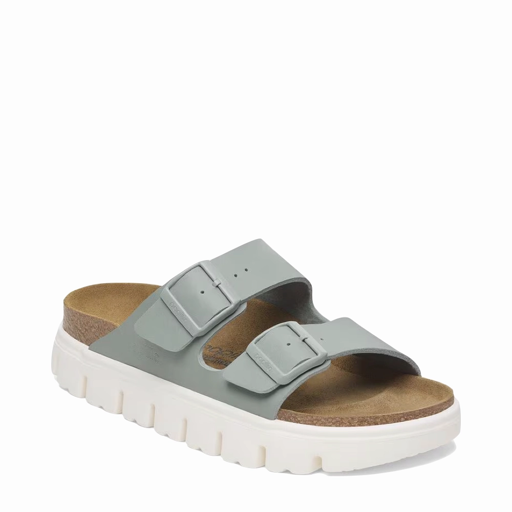 Birkenstock Women's Arizona Chunky Birko-Flor Sandal in Pure Sage Everyday Cool