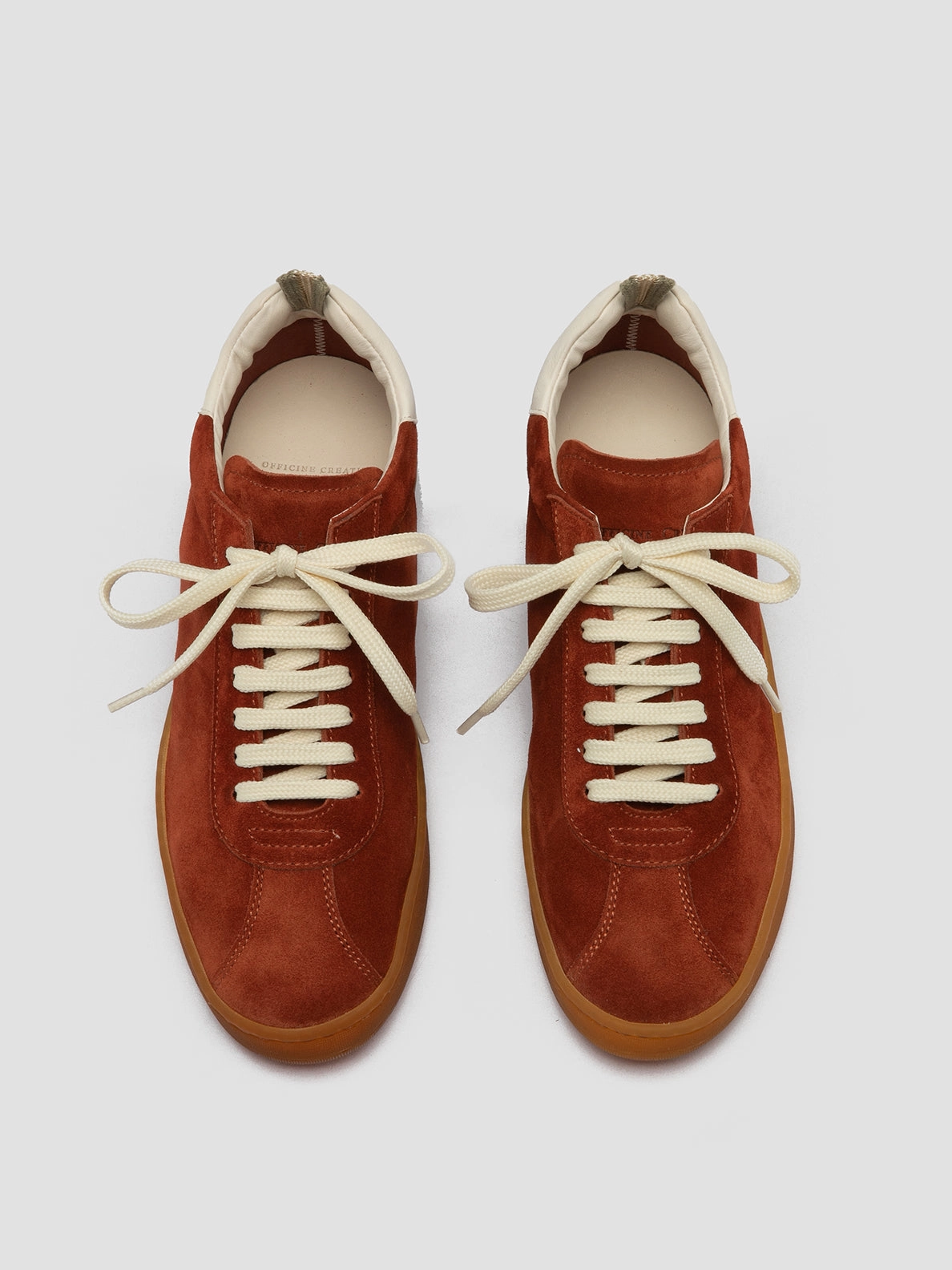 DESTINY 101 - Red Leather and Suede Low Top Sneakers fencing shoes