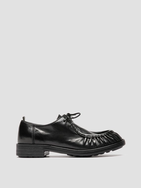 Fast Wear DIARY 102 - Black Leather Derby Shoes