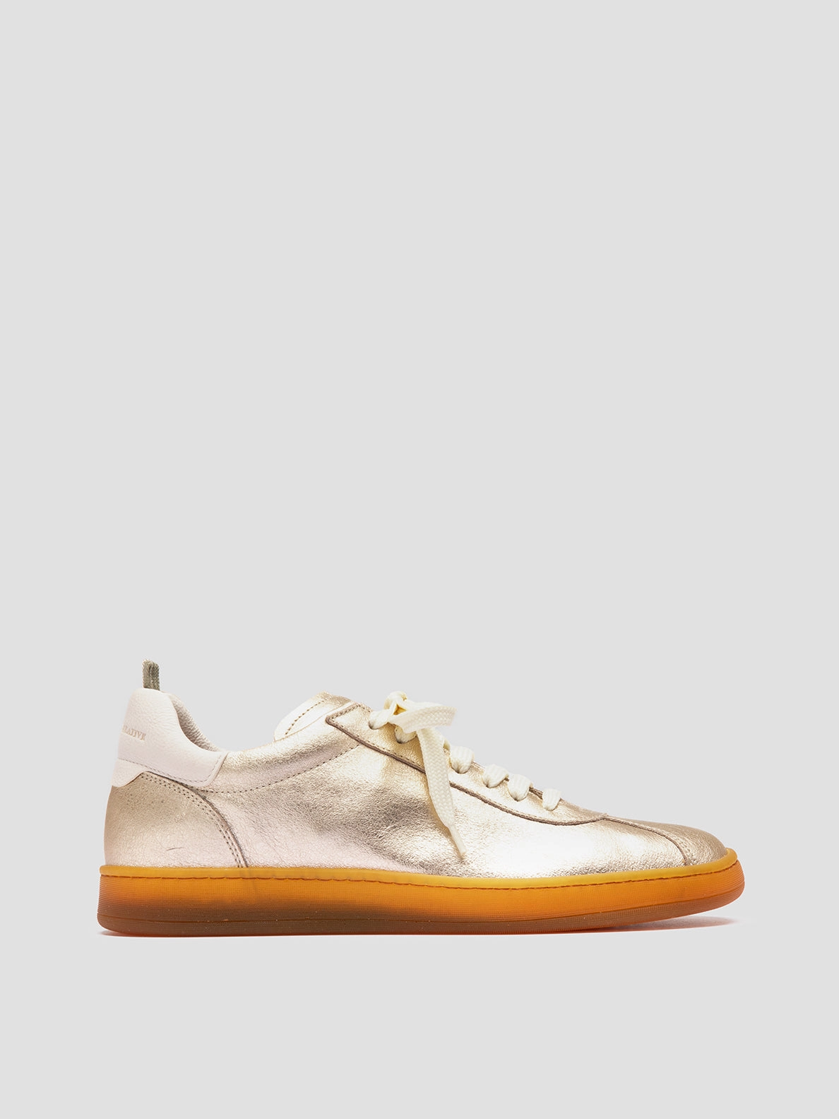 Zip Up Professional - athlete DESTINY 101 - Gold Leather Low Top Sneakers