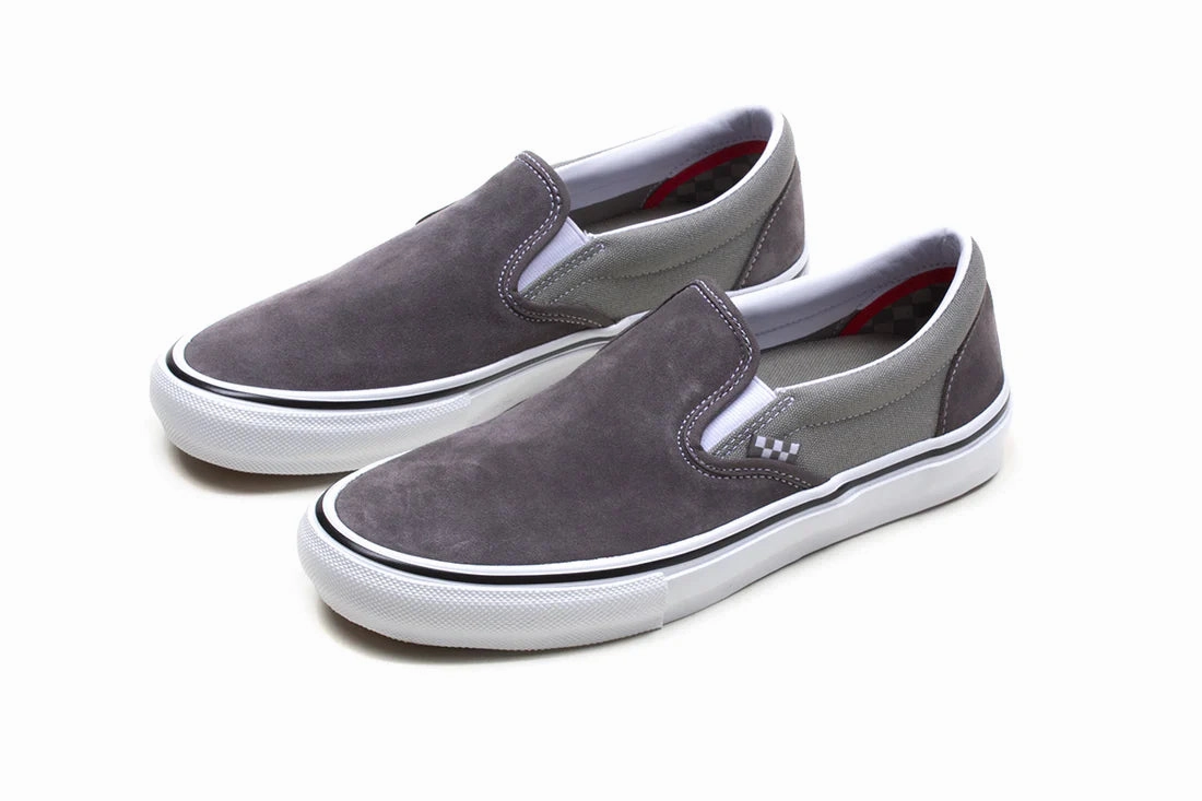 Step Support running with group shoes Vans - Skate Slip-On (Granite/Rock)