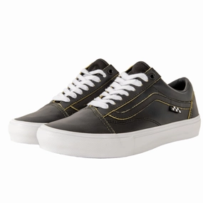 Comfortable Foot Feel flat - terrain running Vans - Skate Old Skool (Wearaway Black/Lime) *SALE
