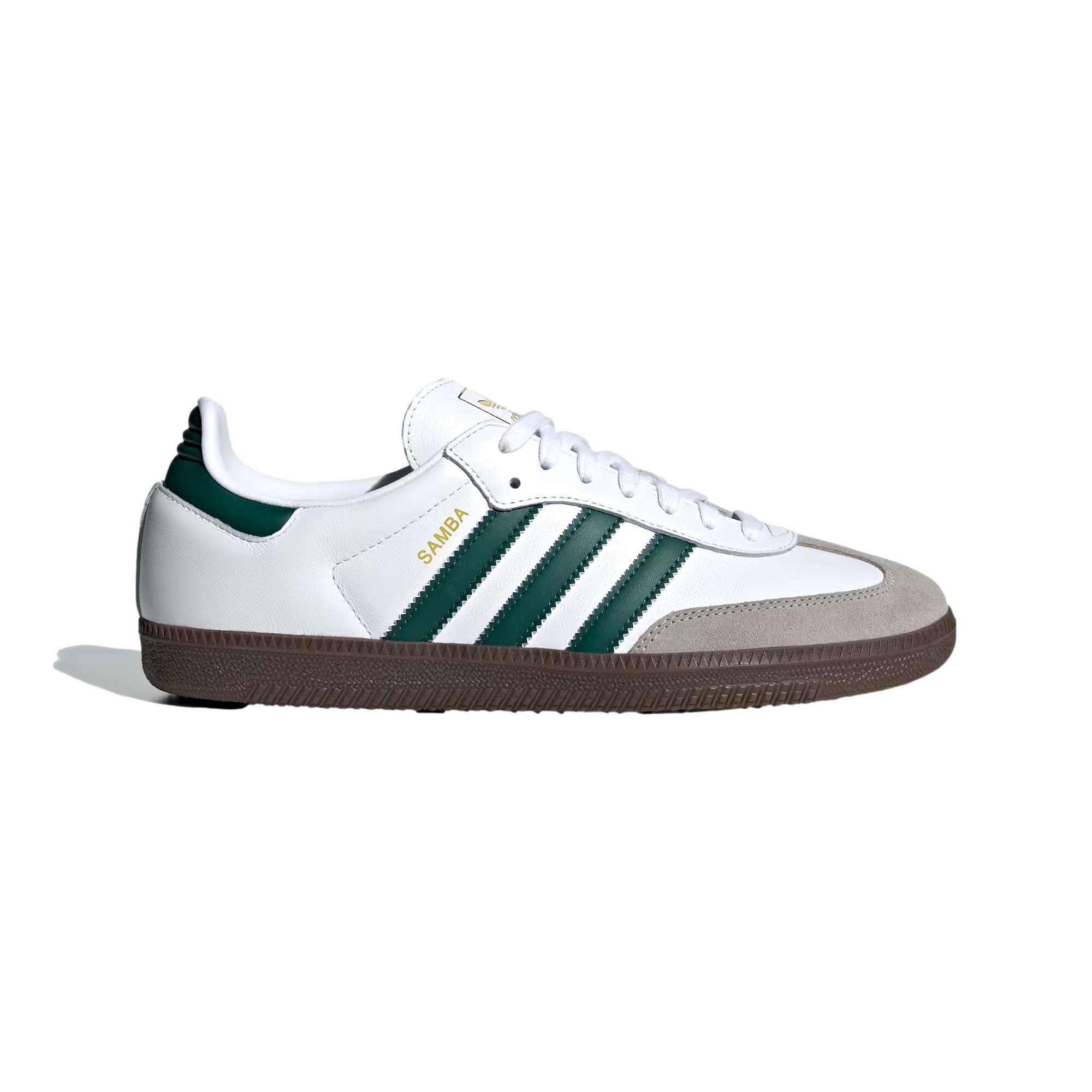 Adidas Samba OG Cloud White / Collegiate Green / Clear Granite  JH8797 Men's running legacy Coordination - boosting