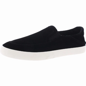 Flipside Mens Suede Slip On Casual and Fashion Sneakers running in a bridge area shoes
