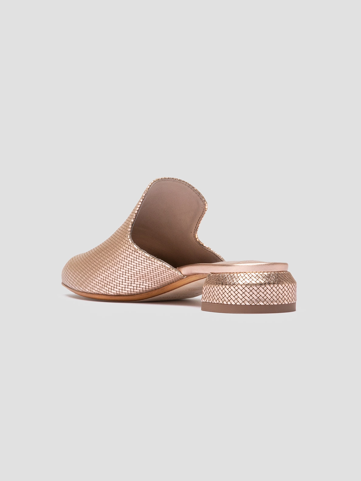 SAGE 106 - Pink Leather Mule Non Stop Calm Step