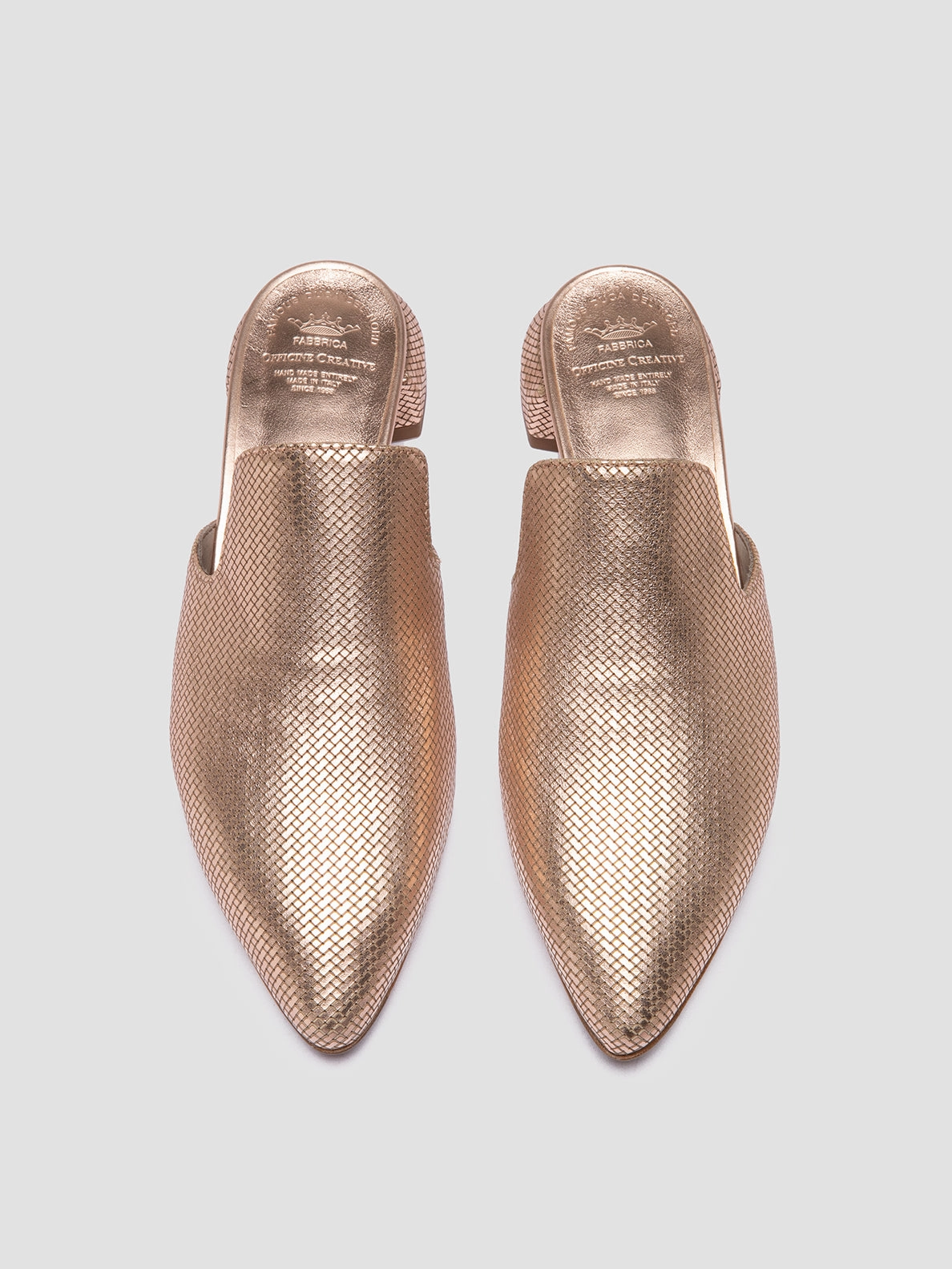 Smart Uniform Suede Smooth SAGE 106 - Pink Leather Mule