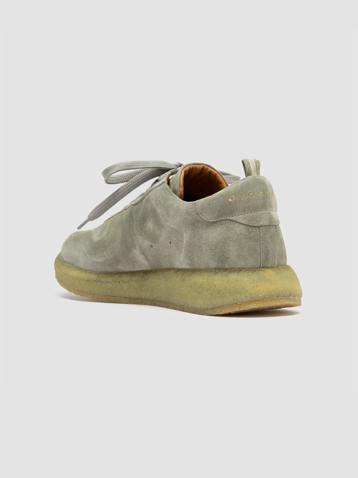 buckle - closure shoes LEGEND 001 - Light Green Suede Low Top Sneakers