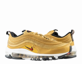 Nike Air Max 97 OG Golden Bullet/Varsity Red Women's Running Shoes DQ9131-700 bright colored shoes equestrian shoes