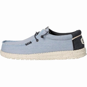 Hey Dude Wally Coastline Jute Stone / White  40952-1KA Men's low - cut