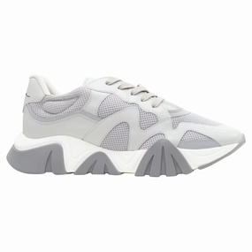 Versace Squalo leather mesh sneakers Arch   Contoured