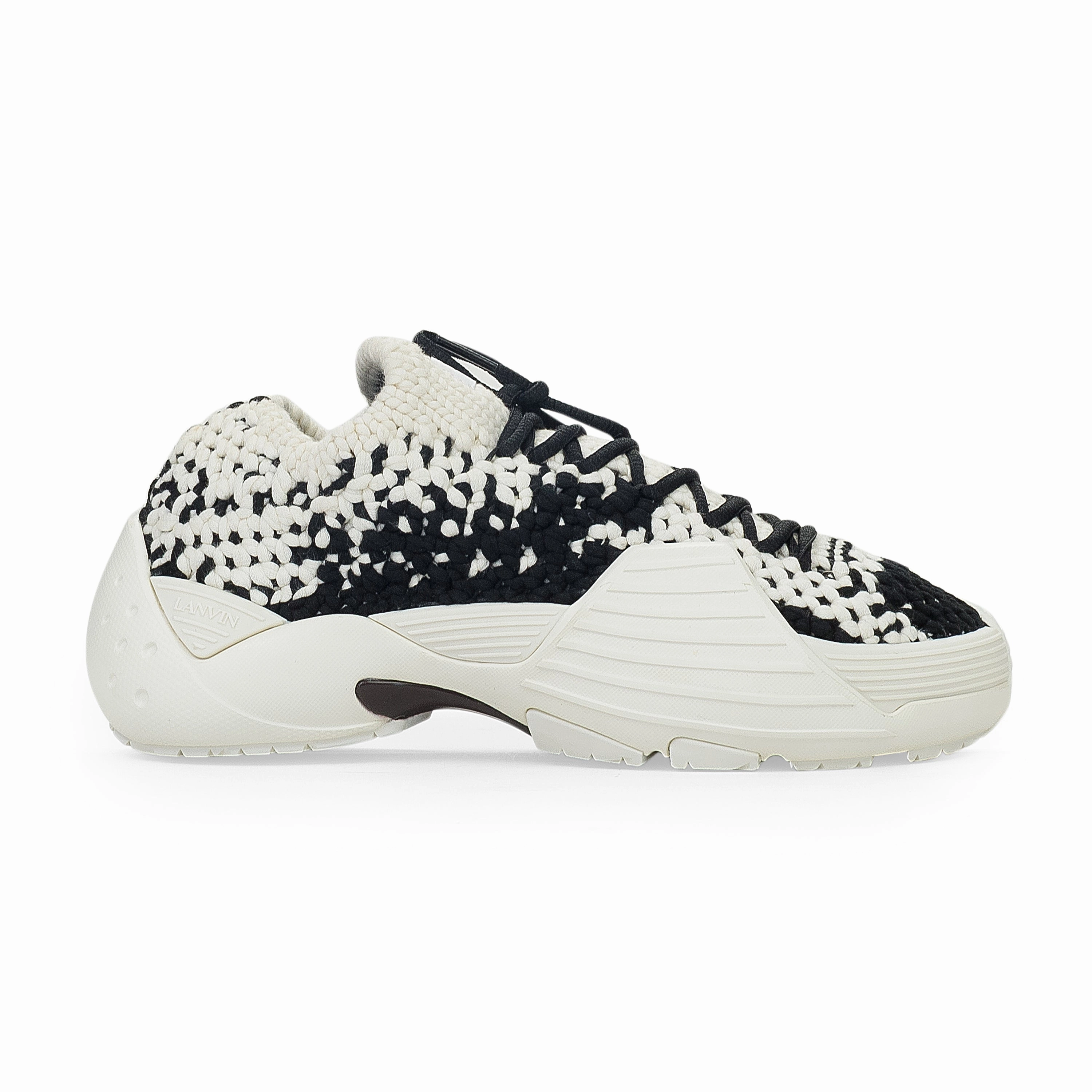 youth trend responsive running shoes ECRU/BLACK FLASH-X TRICOTEE SNEAKERS