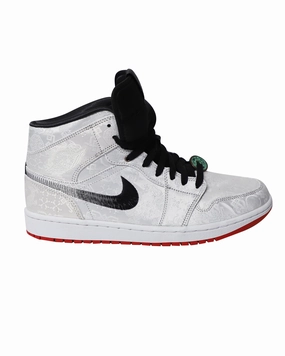 advanced shoes Edison Chen x Air Jordan 1 Mid ??Fearless?? CLOT in White Canvas