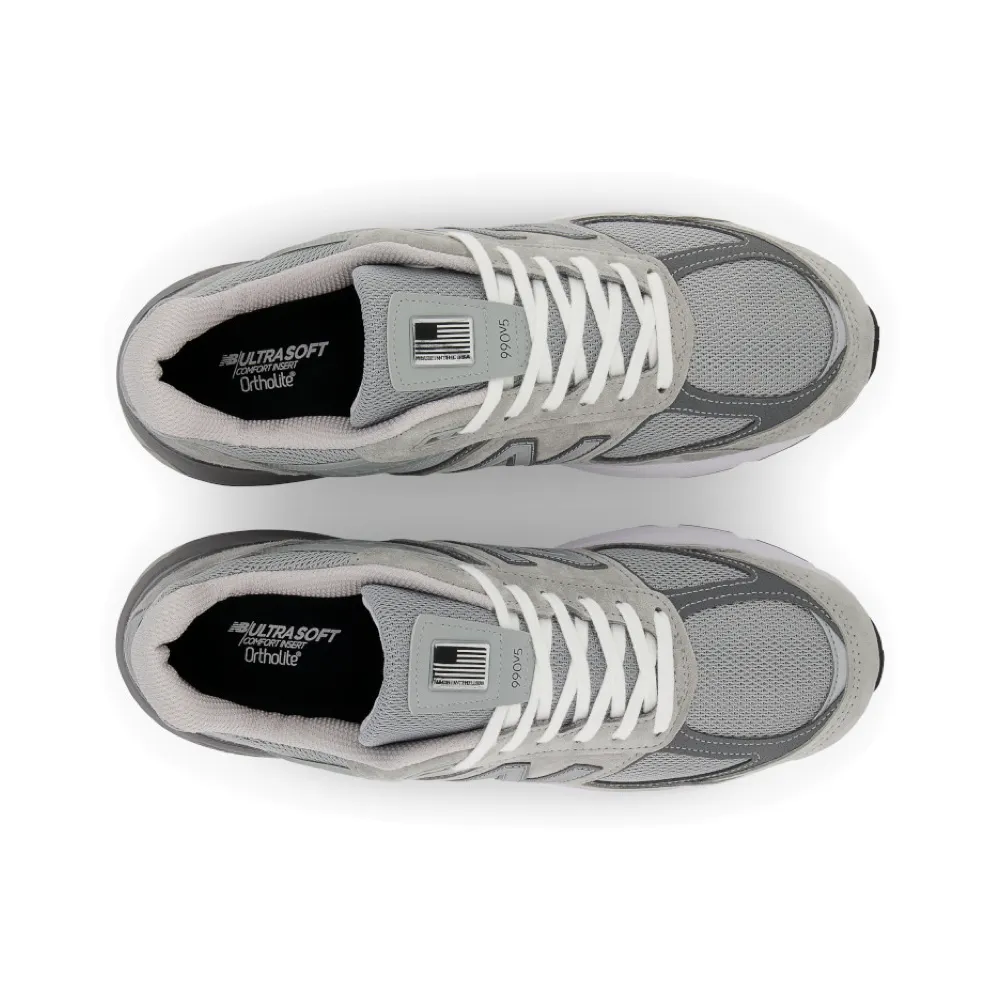 hook - and - loop New Balance Men's MADE in USA 990v5 Sneakers in Grey