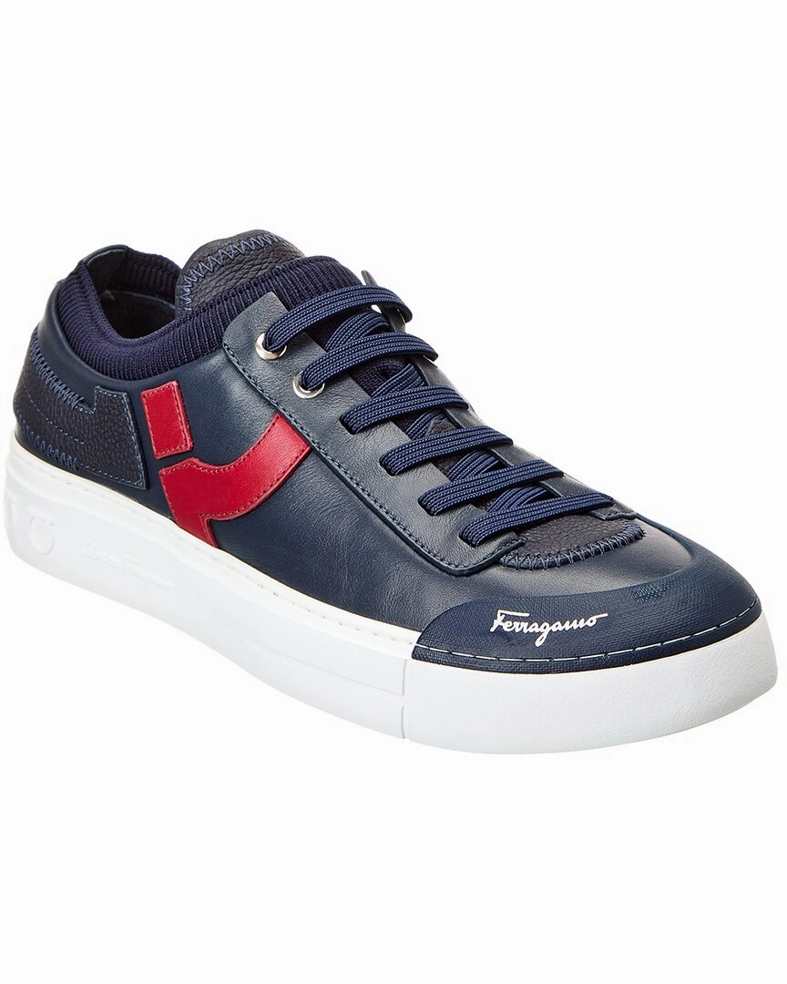 Shock Reduction Ferragamo Notion 2 Leather Sneaker