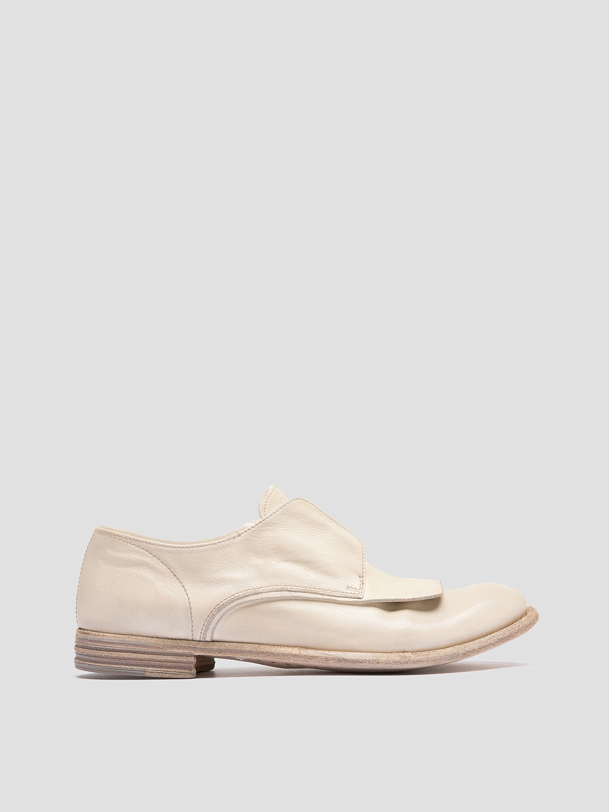 Top Look LEXIKON 550 - White Leather Derby Shoes