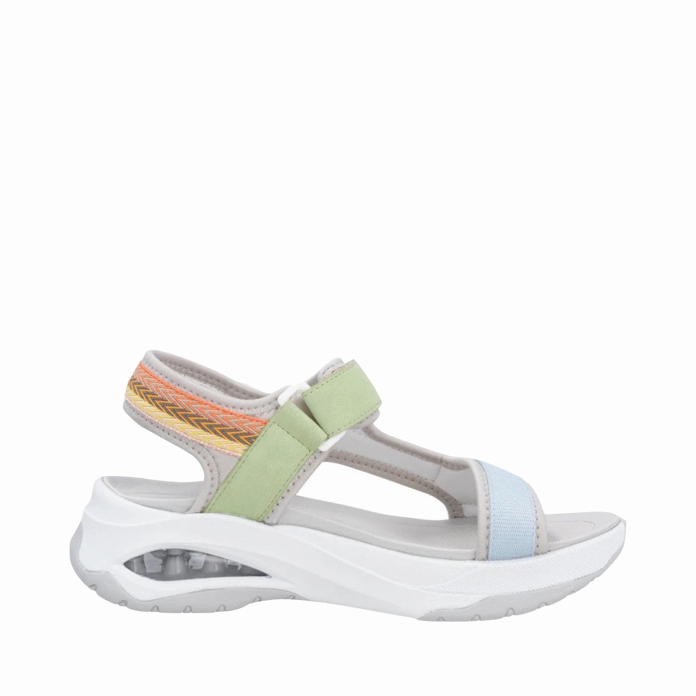 Rieker Women's Dilara 51 Sandal in Pearl Multi Stylish Casual Shoes