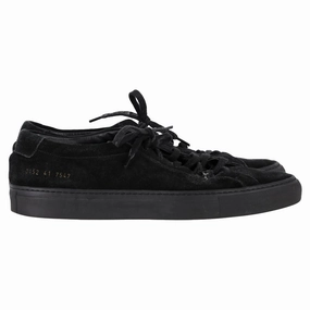 biomechanically - correct Fashionable Design Common Projects Original Achilles Sneakers in Black Suede
