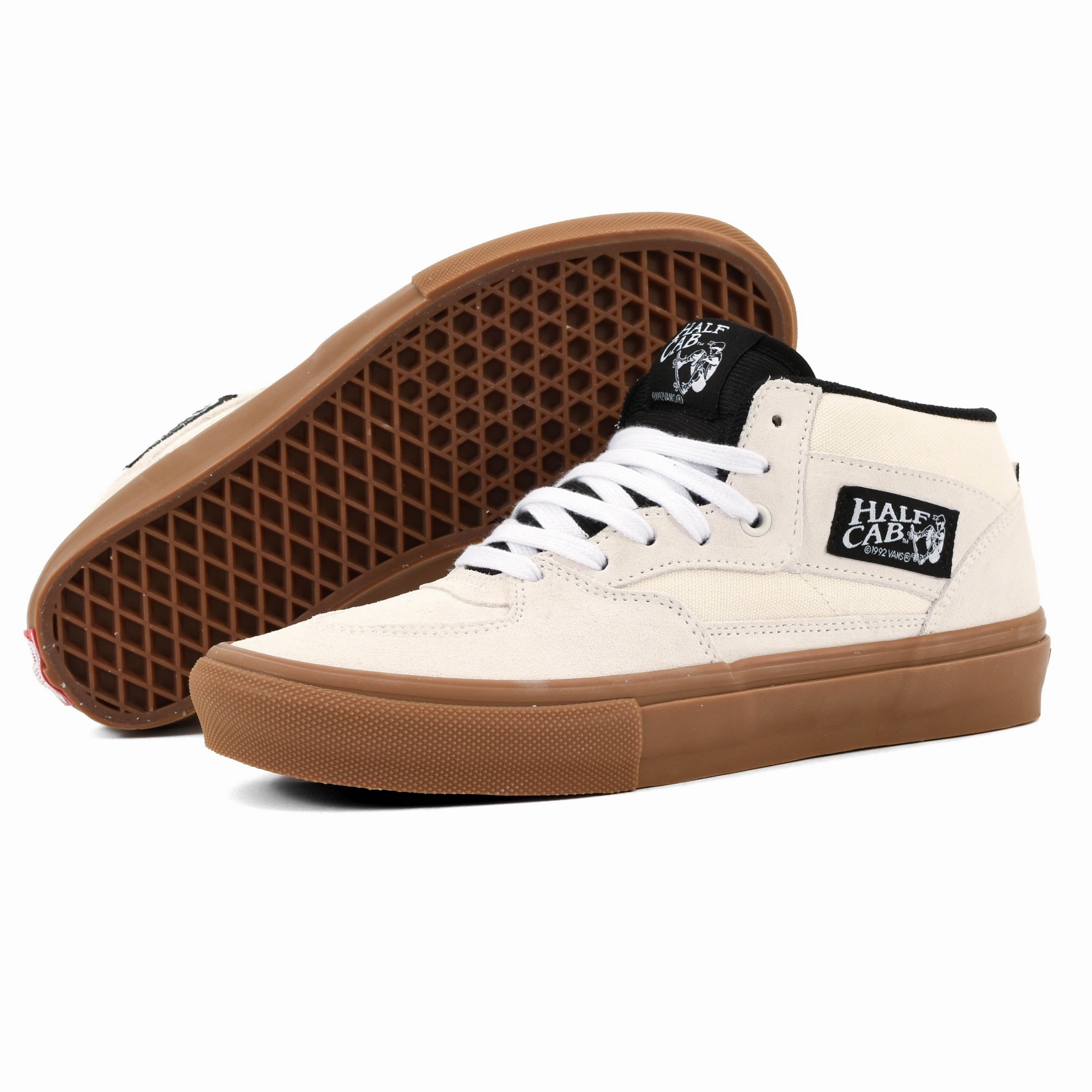 all - weather - use shoes mid - performance shoes Vans - Skate Half Cab (Antique White / Gum)